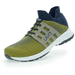 UYN Nature Tune Slip-on Sneaker aus Merinowolle Herren sage/carbon 42