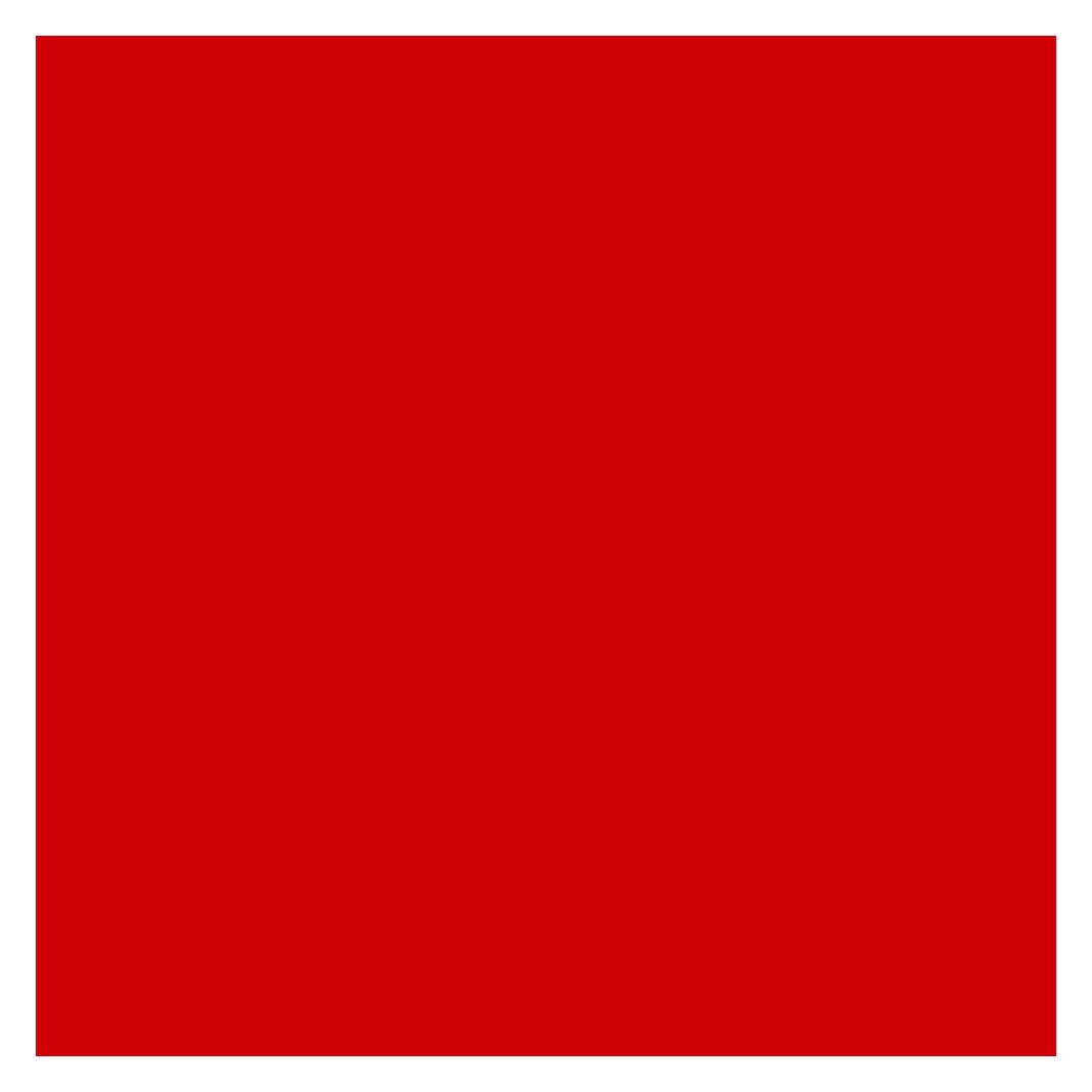 PlottiX Permanente Vinylfolie Rolle - 31,5cm x 1m Rot (PL0502004)