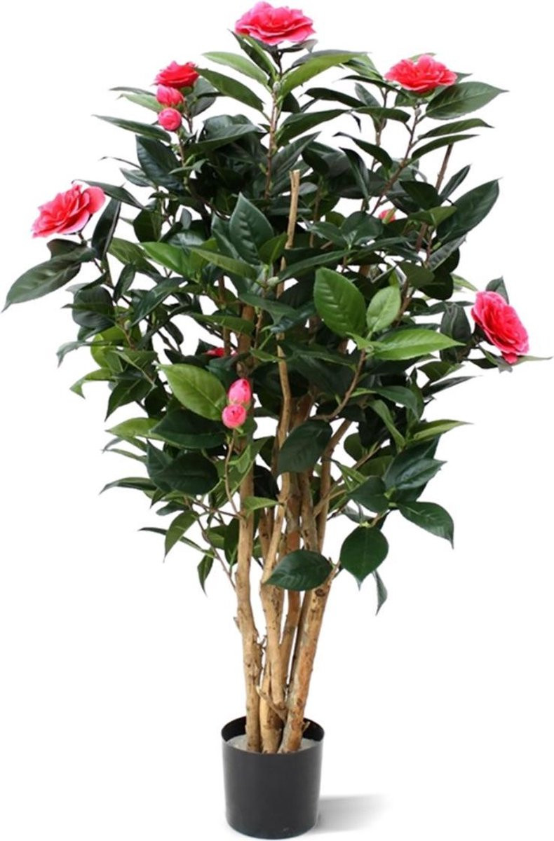 Camelia Japonica deluxe kunstplant 100cm - roze