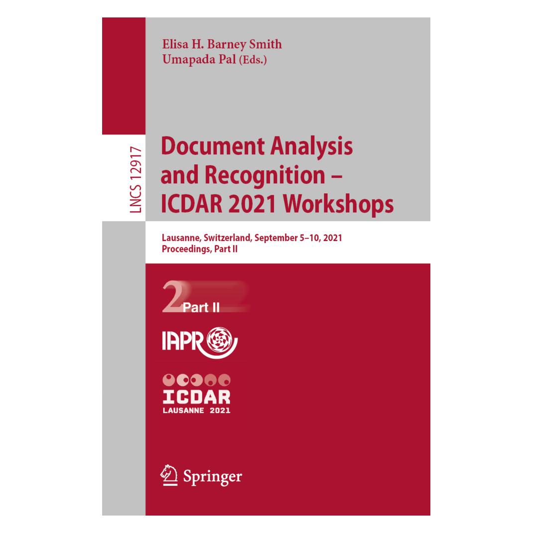 Springer Document Analysis and Recognition - ICDAR 2021 Workshops (Englisch, Softcover, Elisa H. Barney Smith, Umapada Pal) (56204225)