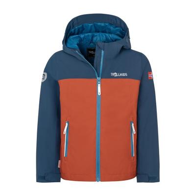 Trollkids - Kid's Telemark Jacket - Regenjacke Gr 104 blau