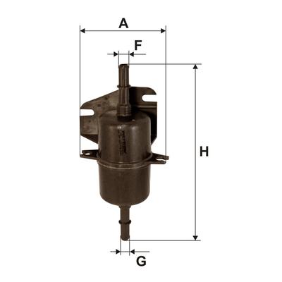 FILTRON Kraftstofffilter PS 921 Leitungsfilter 175mm für Fiat