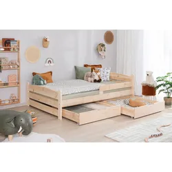 TiCAA Einzelbett „Mello“, Kinderbett, Jugendbett, Schlafzimmer, Kinderzimmer