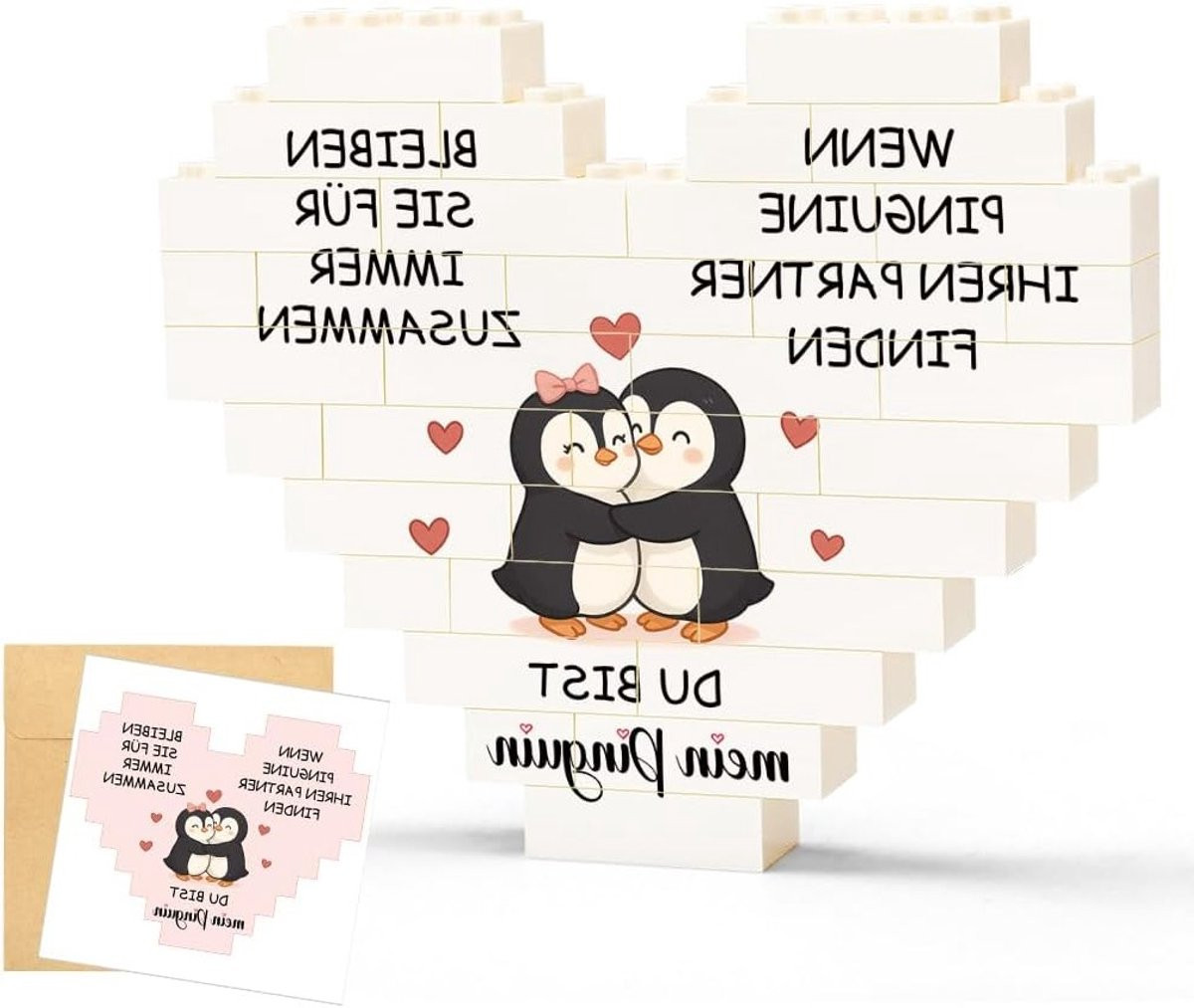 Hartvormige Decoratie met Kaart en Envelop voor een Persoonlijke Boodschap