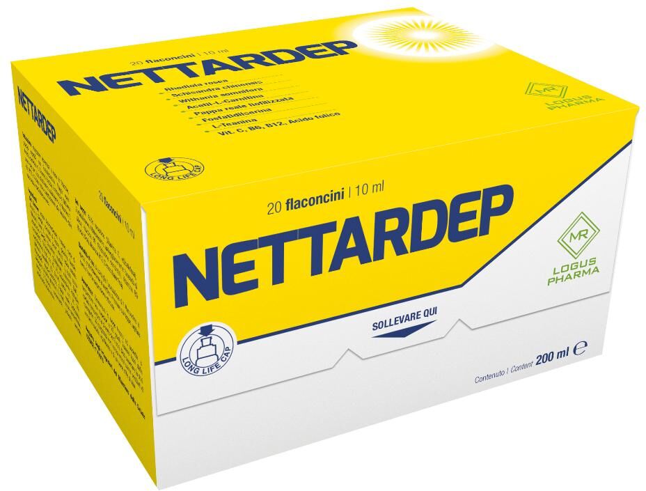 LOGUS PHARMA Srl NETTARDEP, 20 flaconcini da 10 ml