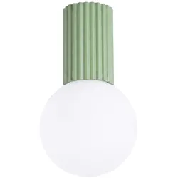 Sollux SL.2389 Deckenleuchte HALO salbeigrün IP44