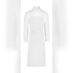 PARIS - Recycled Bib Apron: One Size / White