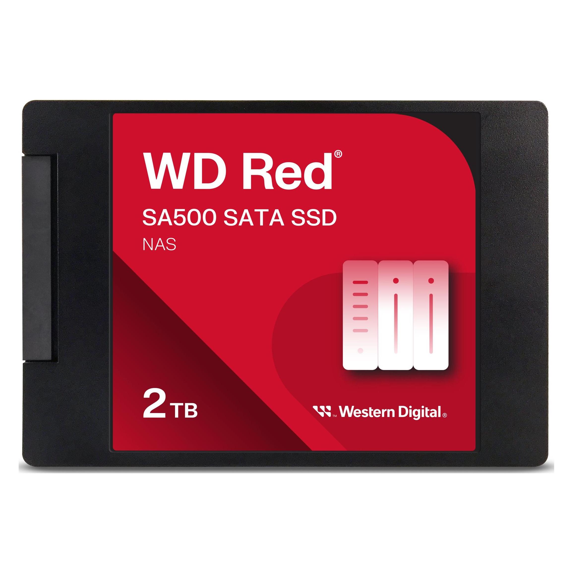 WD Red SA500 powered by SANDISK (2000 GB, 2.5") (WDS200T2R0A-68CKB0)