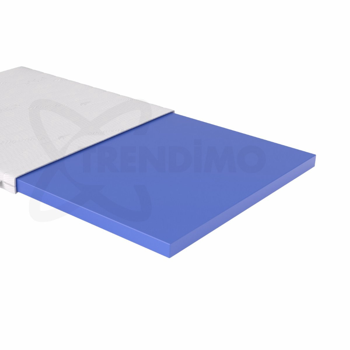 Trendimo Topdek Matras Topper van HR Koudschuim met Bamboo Hybrid en Wasbaar Tijk, 160 x 200 x 7 cm