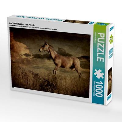 CALVENDO Puzzle Auf dem Rücken der Pferde | 1000 Teile Lege-Größe 64x48cm Foto-Puzzle für glückliche Stunden