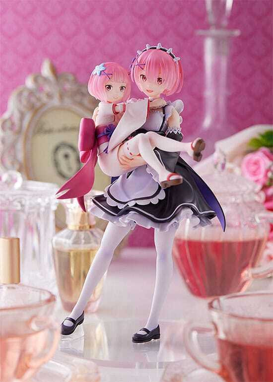 Sega Re:Zero - Startend een nieuw leven in een andere wereld - PVC-beeldje 1/7 - Ram & Kindertijd Ram - Hoogte: 23 cm