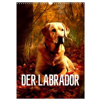 Der Labrador (Wandkalender 2027 DIN A3 hoch), CALVENDO Monatskalender