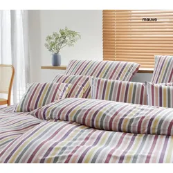 Elegante Bettwäsche Mille - 155x220 cm + 80x80 cm	mille mauve