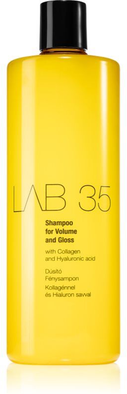 Kallos LAB 35 Volume and Gloss shampoing volumisant pour des cheveux brillants et doux 500 ml