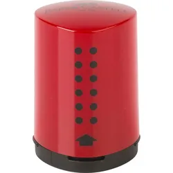 FABER CASTELL Einfachspitzdose Grip 2001 Mini rot/blau