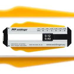 Abisolierer für AWG 36-26, verstellbar, für PVC- und PTFE-Drähte, Ø 0,12 - 0,4 mm