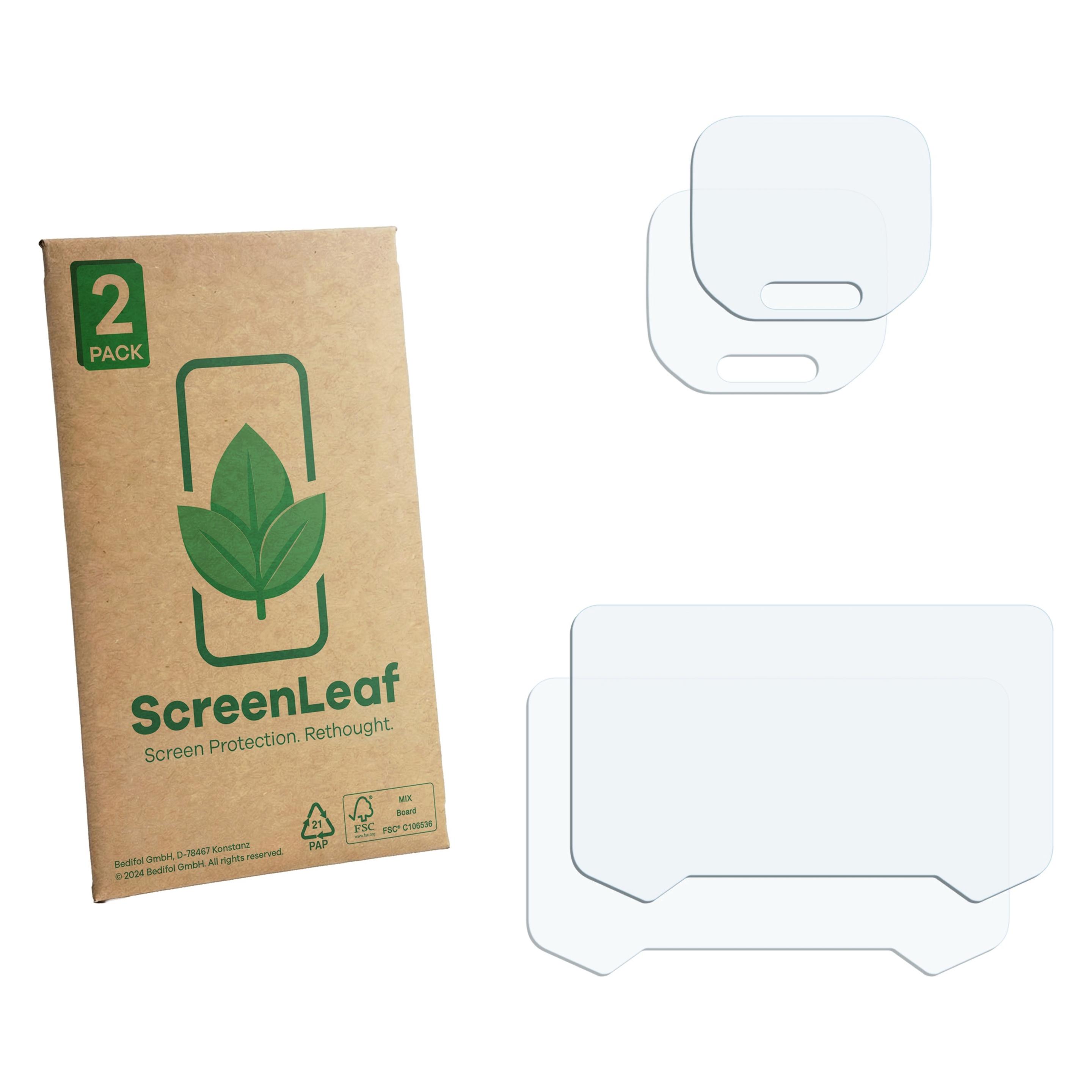ScreenLeaf Schutzfolie für Insta360 Luna Pro (Display + Linse) Displayschutz Display Schutz Folie Klar (6165168)