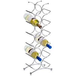 Weinregal Chromfarben