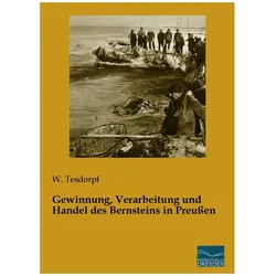 Gewinnung, Verarbeitung und Handel des Bernsteins in Preussen, Fachbücher von W. Tesdorpf