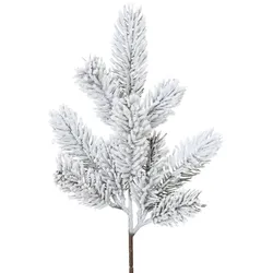 Christmas Decorations Künstliche Tannenzweige 35cm Dekozweige Kunstzweige mit Schnee beschneit