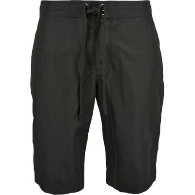 Badeshorts URBAN CLASSICS "Urban Classics Herren Board Shorts", Herren, Gr. L, US-Größen, schwarz, 100% Polyester, Badehosen Badeshorts