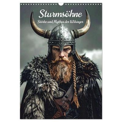 Sturmsöhne Stärke und Mythos der Wikinger (Wandkalender 2026 DIN A3 hoch), CALVENDO Monatskalender