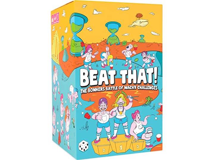 Beat That! - The Bonkers Battle of Wacky Challenges, partygame voor kinderen en volwassenen.