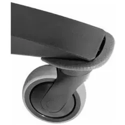 Peerless ACC979 - Rollen 4 Stueck fuer SmartMount, Digital Signage Zubehör, Schwarz