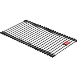 Franke Rollmatte für FSG-Spülen, Abtropfgestell, Schwarz, Silber