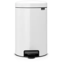 brabantia Treteimer NewIcon 12l Edelstahl Weiß