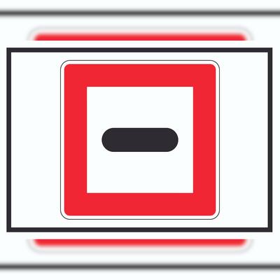 HB-Druck Anhalten Schild mit Symbol Stopp A5 (148x210mm)