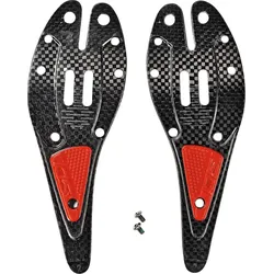 Sohle SRS Carbon, SIDI, Größe: 38-40.5, Farbe: Schwarz/rot, VE: 1 Paar