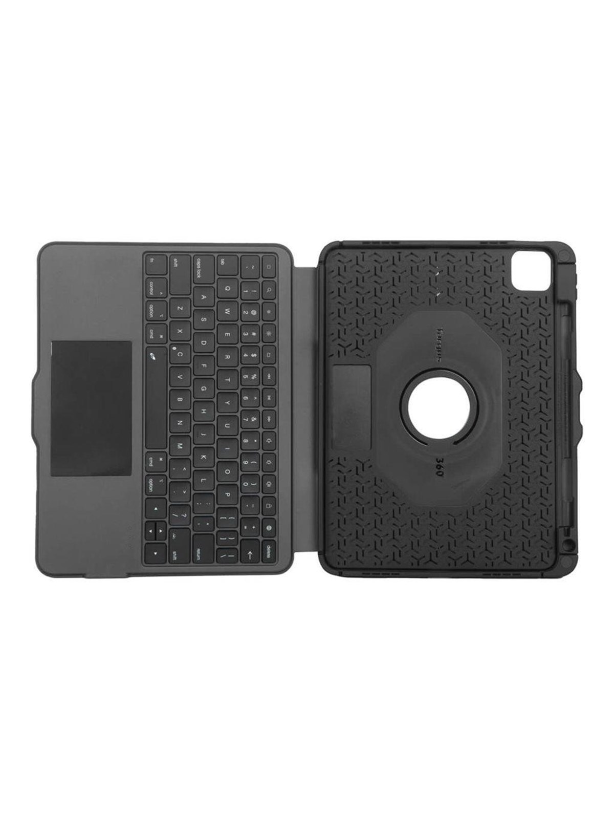 Targus Versavu - keyboard and folio case - with trackpad - QWERTZ - German - black Input Device - Tastatur & Folio-Set - Deutsch - Schwarz