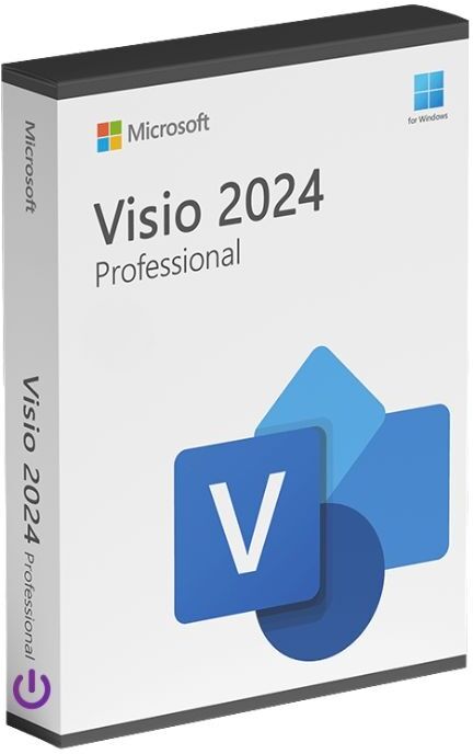 Microsoft Visio LTSC 2024 Professional Logiciel de conception graphique professionnel permettant de créer des flux, des organigrammes et des plans