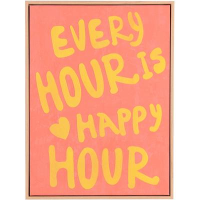 Kunstdruck MIRRORS AND MORE "HOUR", farbe bild(er): vielfarbig, B:30cm H:40cm, Kunststoff, Bilder, Kunstwerk mit positivem Spruch