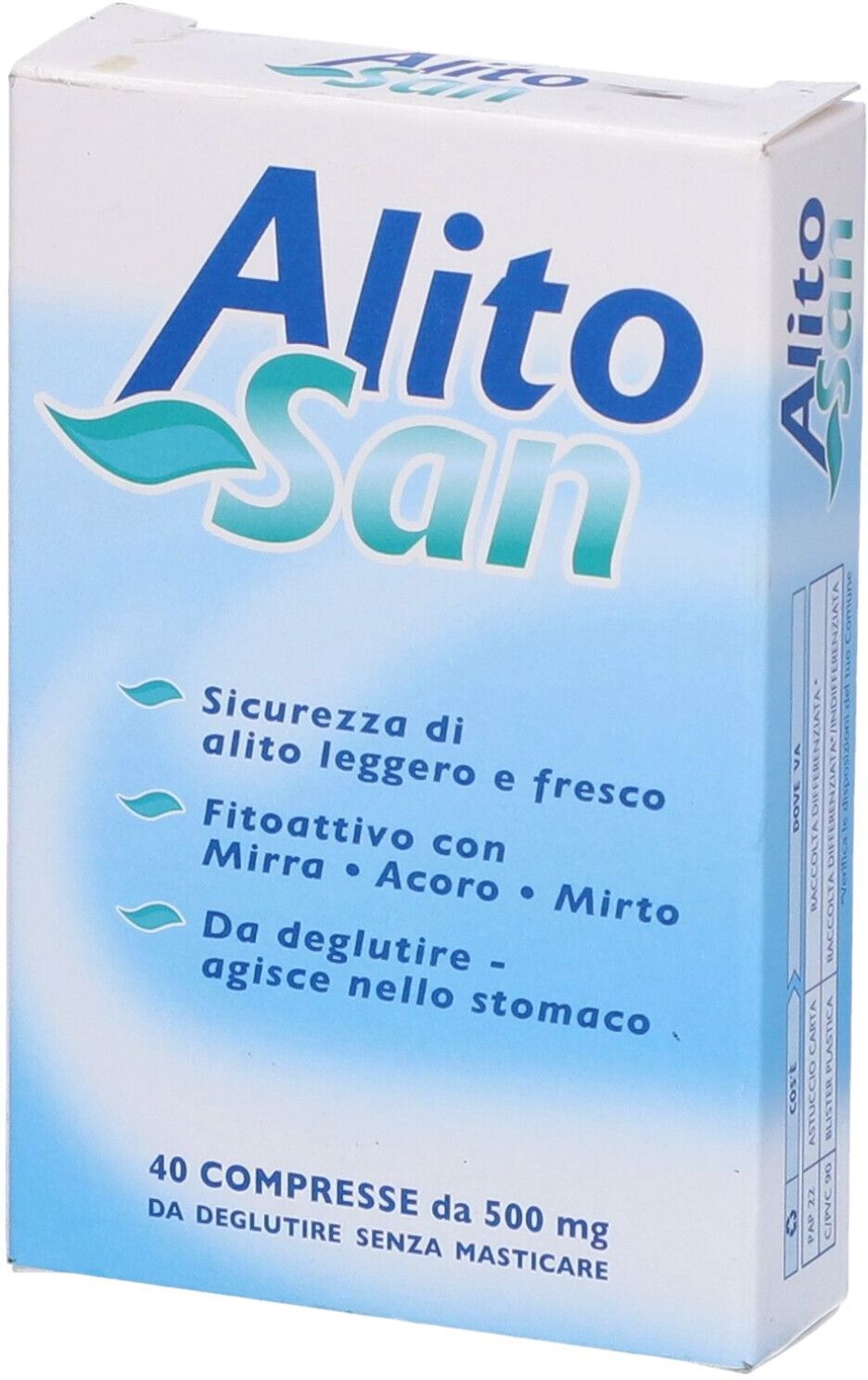SIXTEM LIFE Srl Sixtem Life, Alitosan, 40 Compresse