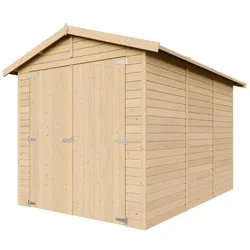 HOLZGARAGE - Abstellraum mit Fenstern- H222x244x320 cm/ 6 m2 - M105