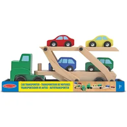 Melissa & Doug MND Wooden Car Carrier Truck