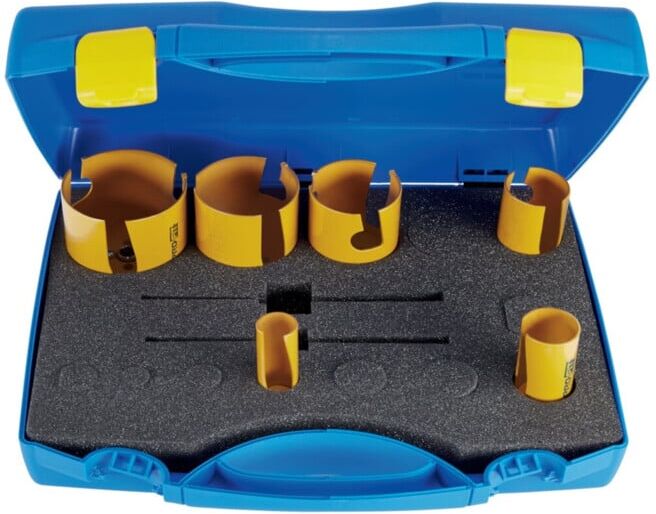 PROFIT Jeu de scies-cloches multi-usage 8 pcs 25-80 mm Prof. de coupe 52 mm HM ; Fisch (97109082580D)