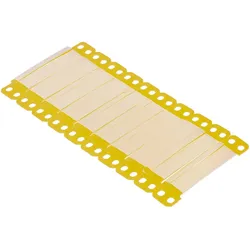 Brady Kabelmaerkebjaelke (9x45) laminat gul (Gehäuse), Elektronikzubehör + Gehäuse, Gelb