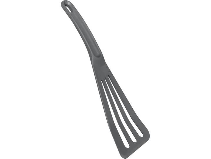 HENDI Bakspatel met sleuven – Versterkte polyamide – Vaatwasmachinebestendig – 300x90 mm – Zwart