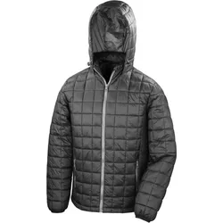 Result Herren Blizzard Steppjacke mit Kapuze Winter-Jacke R401X black/phantom grey XS