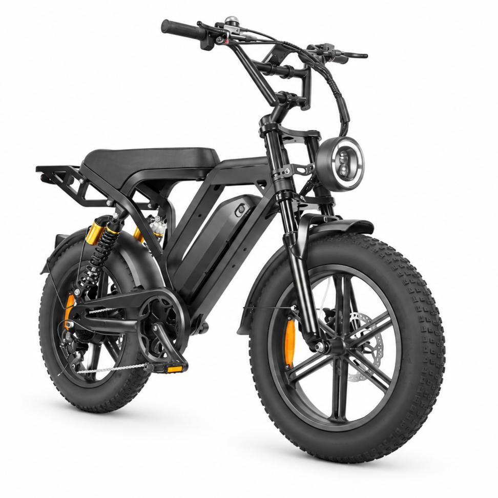 E7 2.0 E-Bike 20 Zoll 48V 15Ah Akku (60km), Shimano 7-Gang, Vollfederung, Hydraulische Scheibenbremsen