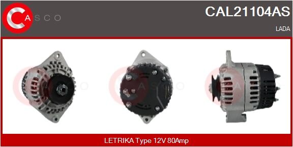 Casco Generator Cal21104as Für Lada