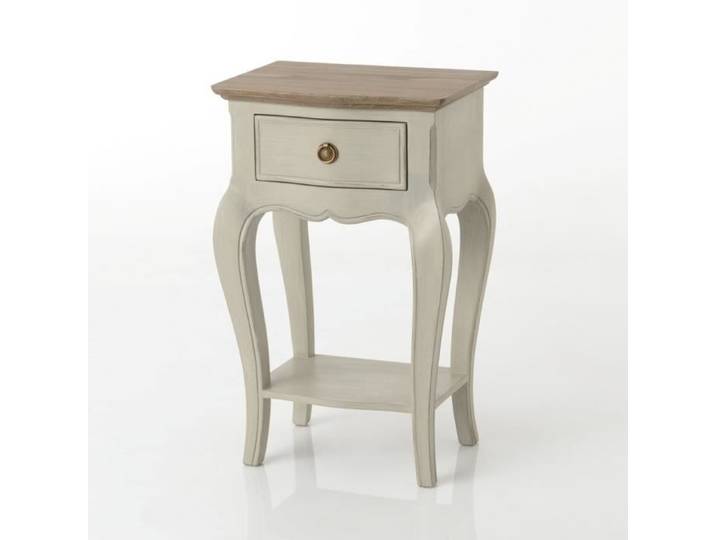 Table de chevet 1 tiroir beige en bois L40 cm Maddy - Amadeus