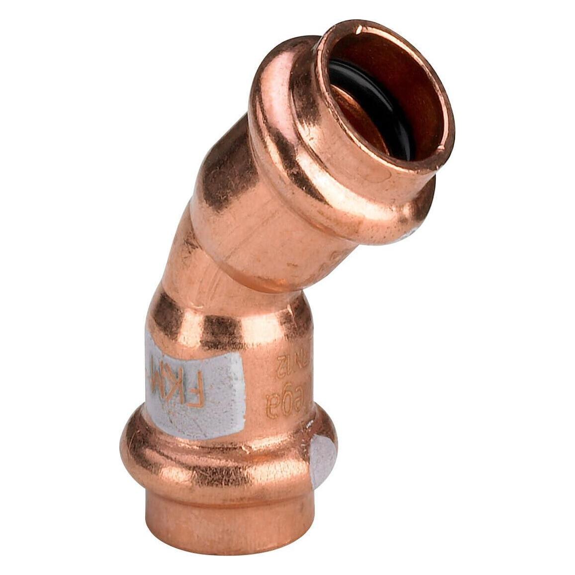 Viega Bogen 45° 2-Flansch FKM 18mm (628 307) (628307)