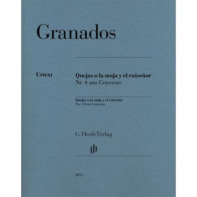 Enrique Granados - Quejas o la maja y el ruiseñor, Nr. 4 aus Goyescas -