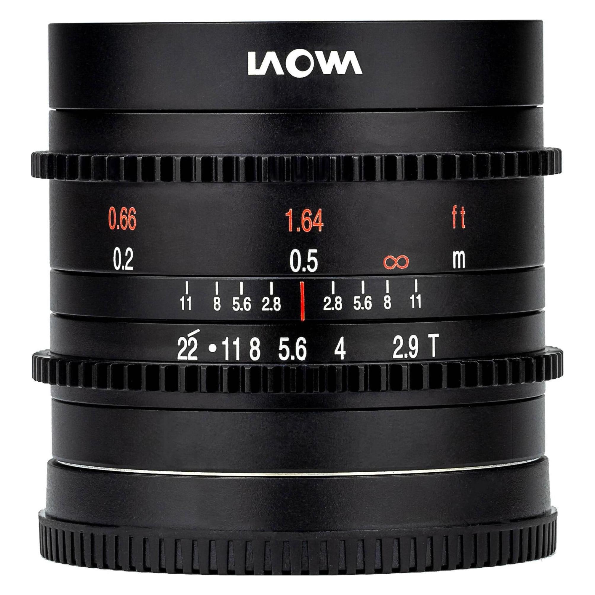 Venus Optic Festbrennweite 9mm T/2.9 Zero-D Cine Fujifilm X (Micro Four Thirds, Micro Four Thirds) (VE929MFTC)