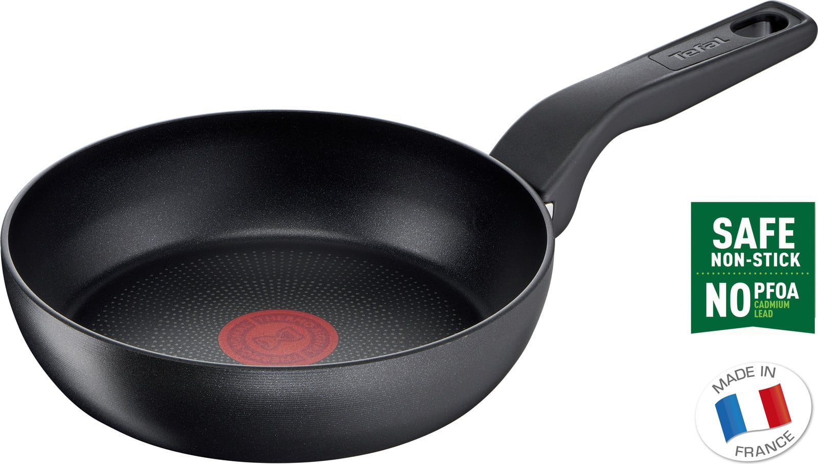 Tefal Hard Titanium Pro koekenpan, zwart, 20,0 cm