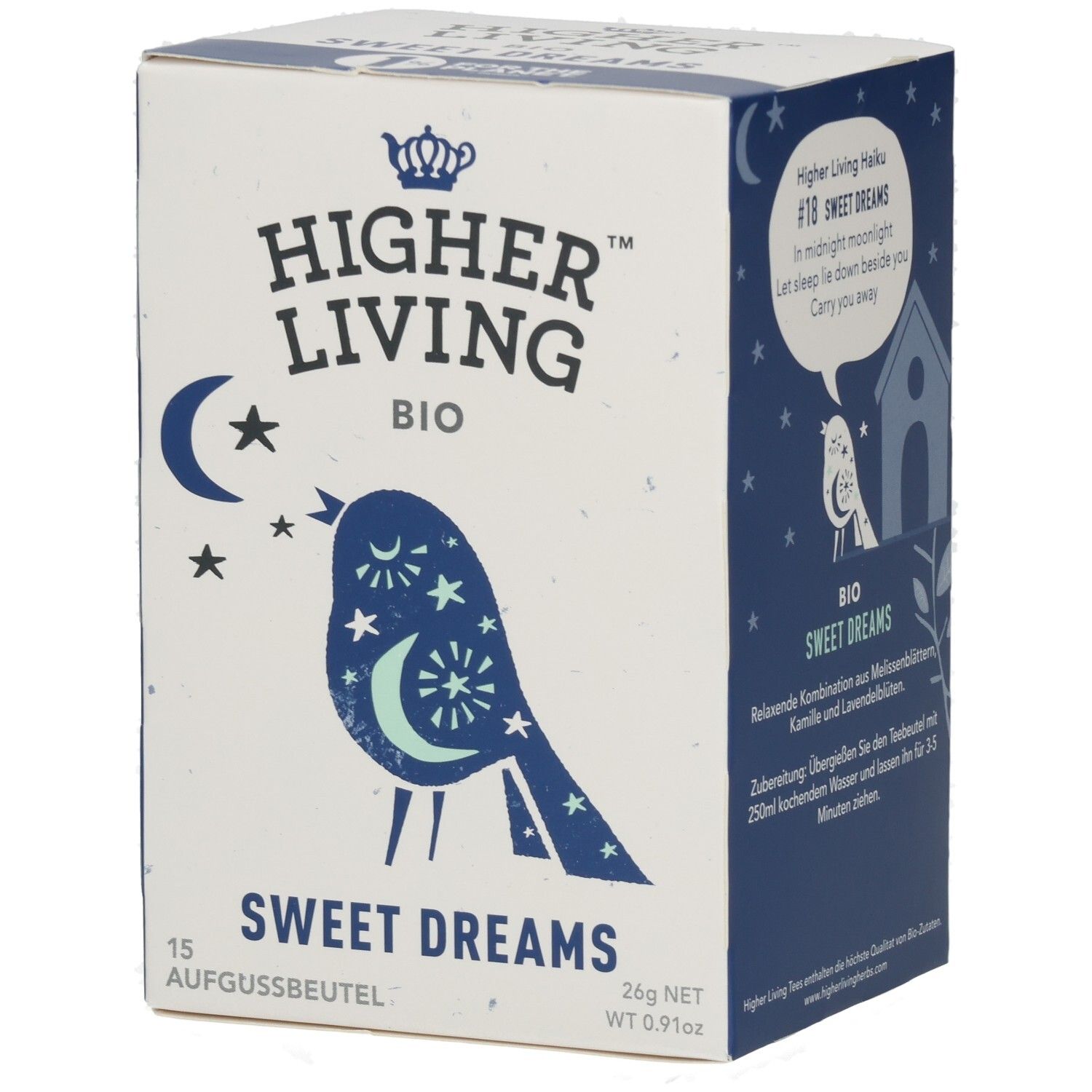 Higher Living - Sweet Dreams 26 g Filterbeutel